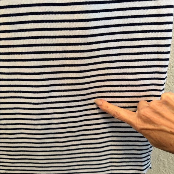 🆕 Frank & Eileen Lauren Dress Navy and White NWOT - Picture 5 of 5